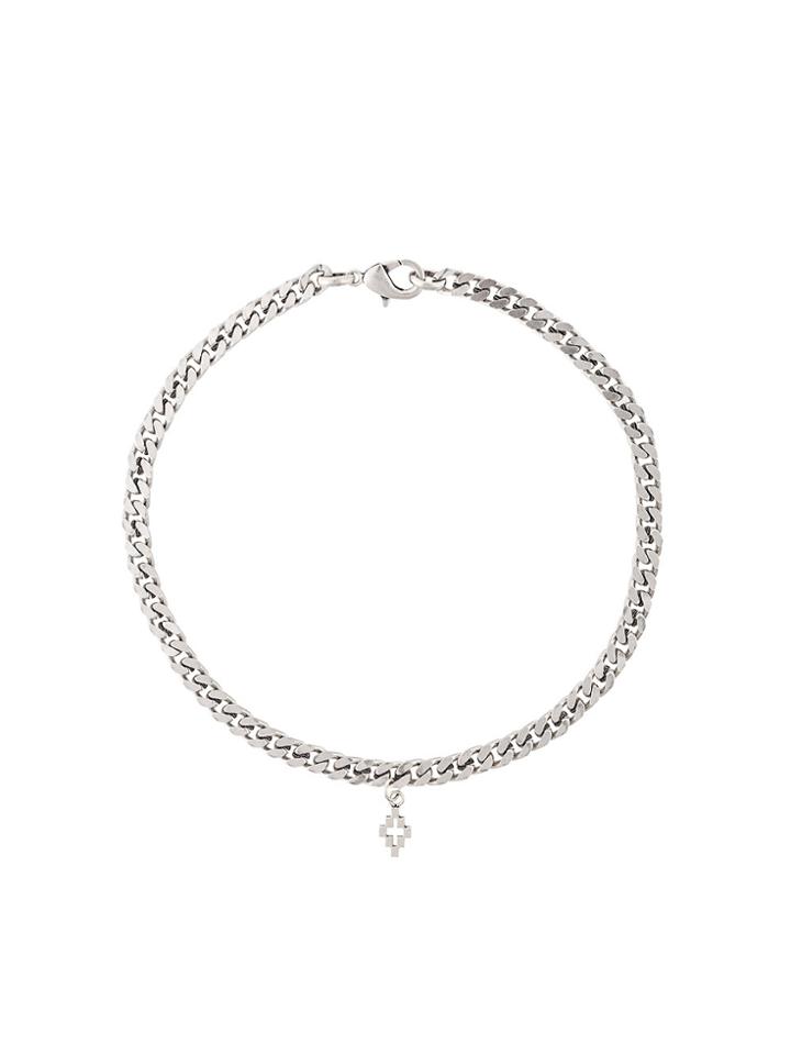 Marcelo Burlon County Of Milan Chain Cross Necklace - Metallic