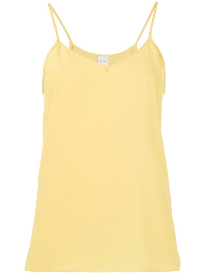 Paul Smith - Strappy Top - Women - Silk/polyamide/acetate - 42, Yellow/orange, Silk/polyamide/acetate