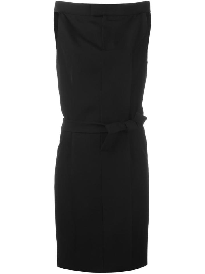 Maison Margiela - Trouser Style Shift Dress - Women - Viscose/virgin Wool - 40, Black, Viscose/virgin Wool