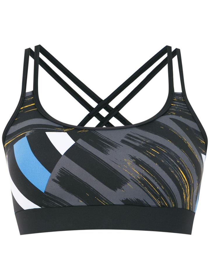 Track & Field Top Geometrico - Black