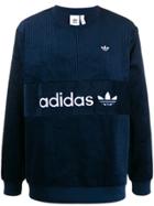 Adidas Samstag Corduroy Sweatshirt - Blue