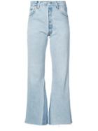 Re/done Leandra Cropped Jeans - Blue