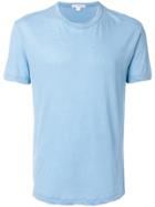 James Perse Curved Hem T-shirt - Blue