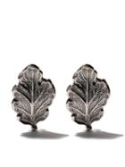 Buccellati Leaf Earrings - Silver