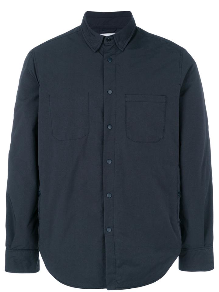 Aspesi Relaxed Fit Shirt Jacket - Blue