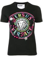 Versus Embellished Logo T-shirt - Black
