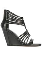 Rick Owens Mignon Wedge Sandals - Black