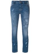 Red Valentino Distressed Skinny Jeans - Blue