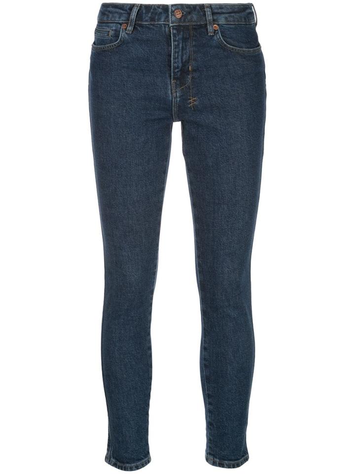 Ksubi Logo Patch Skinny-fit Jeans - Blue