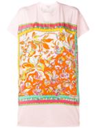 Emilio Pucci Rivera Print T-shirt Dress - Pink