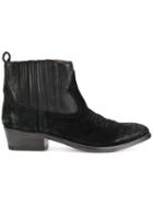 Golden Goose Deluxe Brand Suede Cowboy Style Boots - Black