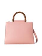Gucci Gucci Nymphaea Leather Top Handle Bag - Pink & Purple
