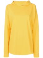 Mm6 Maison Margiela - Hooded Sweatshirt - Women - Cotton - Xs, Yellow/orange, Cotton