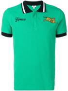 Kenzo Flying Tiger Embroidered Polo Shirt - Green