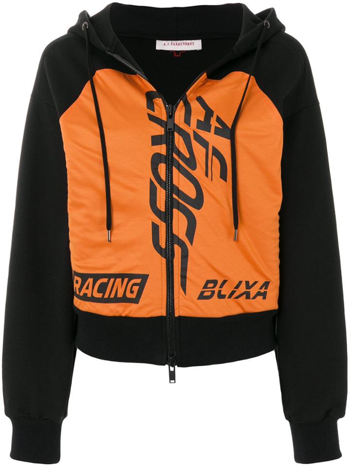 A.f.vandevorst Racing Hoodie - Black