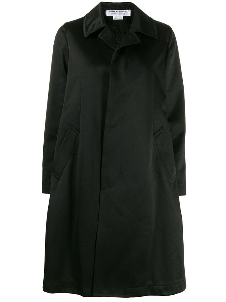 Comme Des Garçons Comme Des Garçons Concealed Front Fastening Coat -