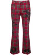 Each X Other Checked Print Trousers - Red