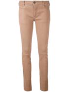 Drome - Skinny Trousers - Women - Leather - M, Tan, Leather