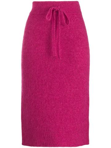 J.lindeberg Drawstring Midi Skirt - Pink