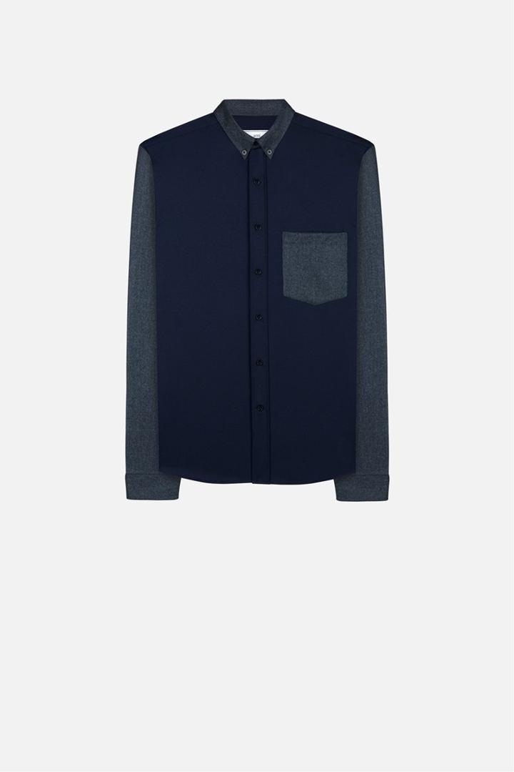 Ami Alexandre Mattiussi Panelled Shirt