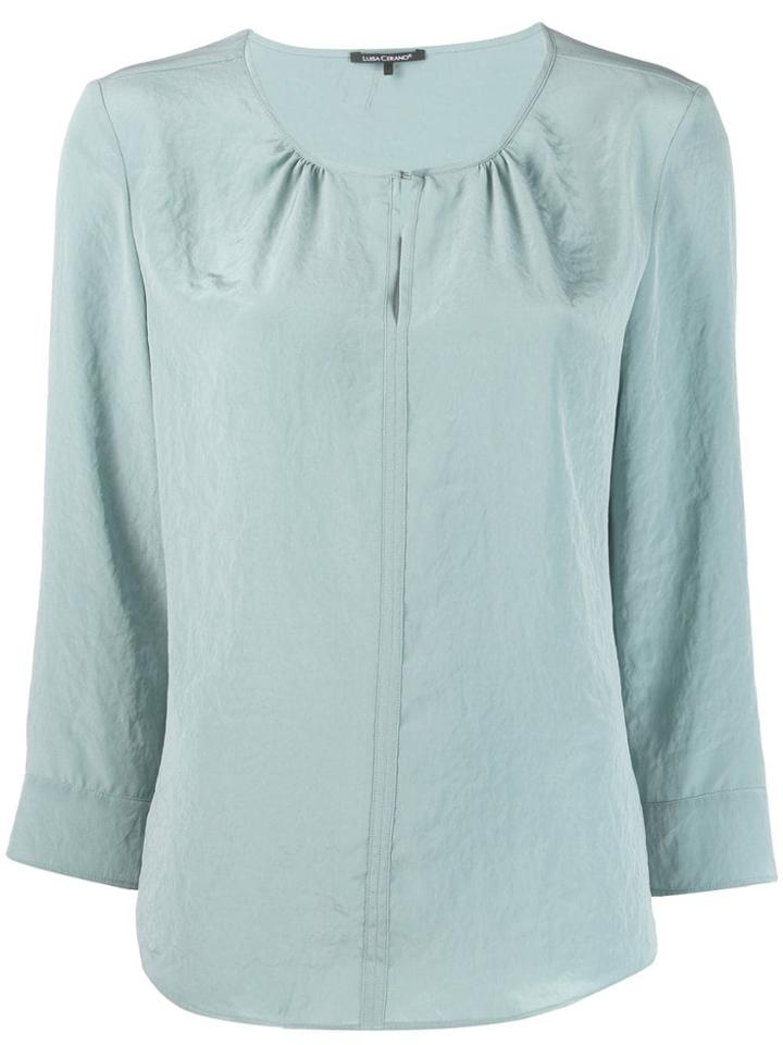 Luisa Cerano Fluid Blouse - Blue