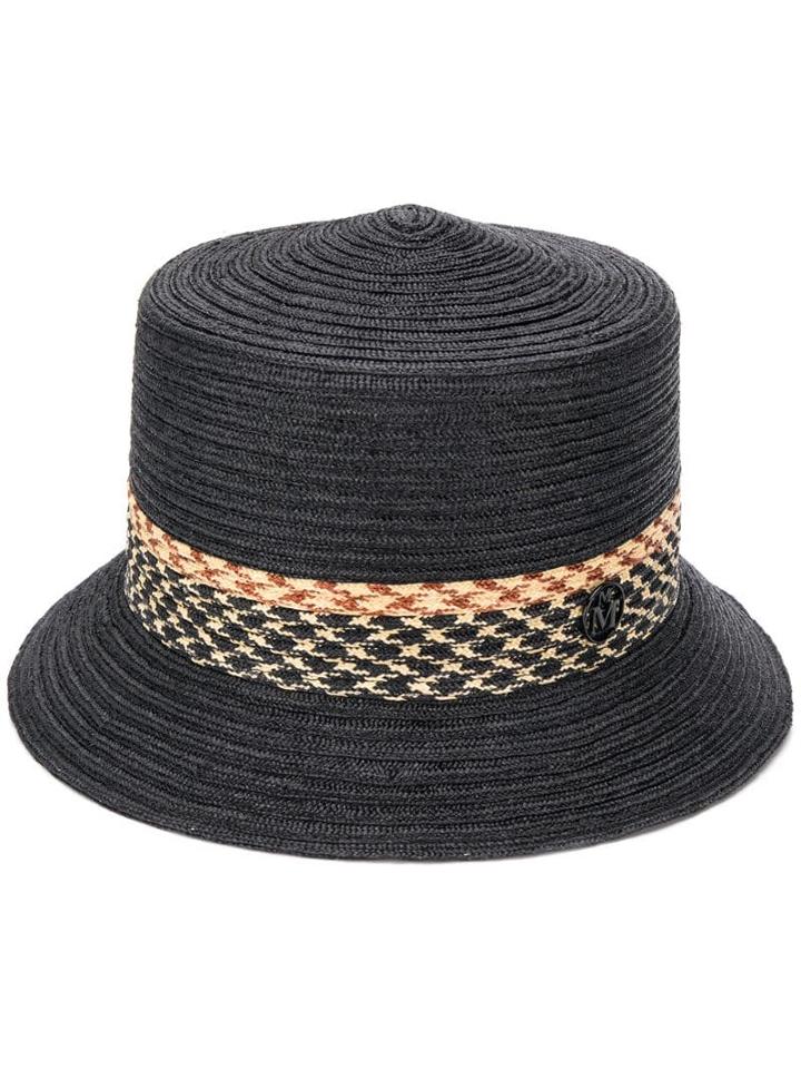Maison Michel Arsène Cloche Hat - Black