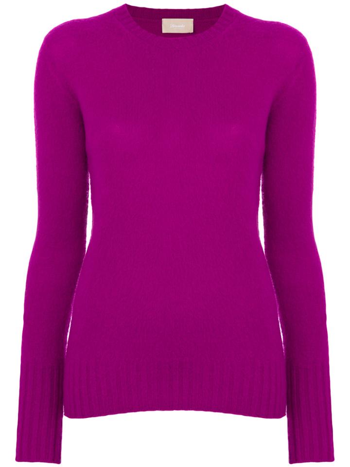 Drumohr Crew-neck Jumper - Pink & Purple