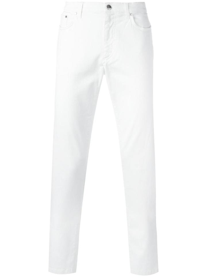 Versace Collection Classic Trousers - White