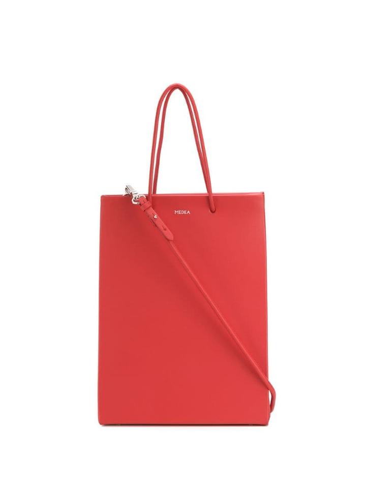 Medea Prima Tall Cross Body Bag - Red