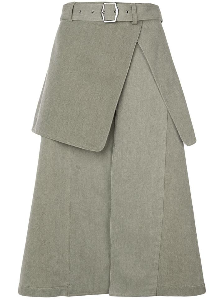 Sies Marjan Layered Midi Skirt - Green