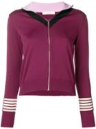 Ssheena Zipped Fitted Sweatshirt - Pink & Purple