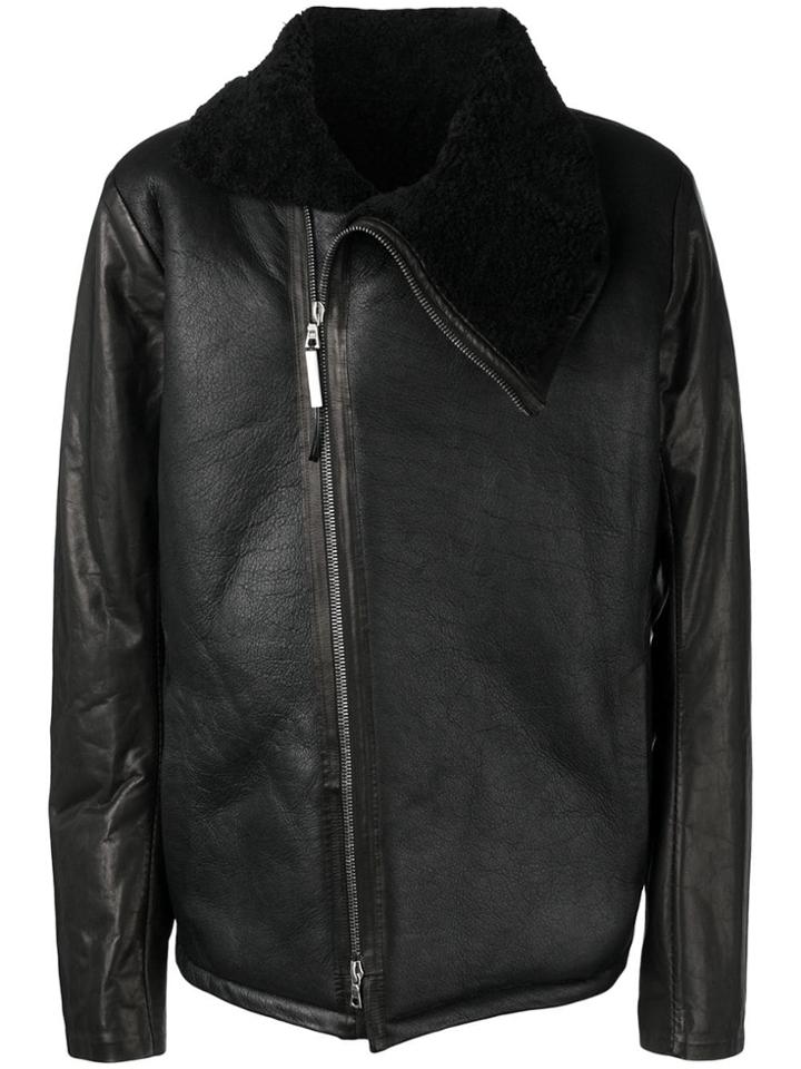 Isaac Sellam Experience Shearling-lined Leather Jacket - Black