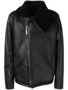 Isaac Sellam Experience Shearling-lined Leather Jacket - Black