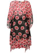 Dvf Diane Von Furstenberg Floral Blossom Print Dress - Red