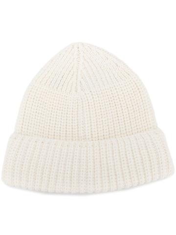 Universal Works Chunky Knit Beanie - White