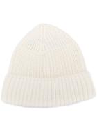 Universal Works Chunky Knit Beanie - White