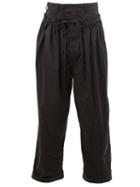 Craig Green Drawstring Tapered Trousers, Men's, Size: Large, Black, Cotton/nylon/polyester