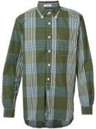 Engineered Garments Checked Shirt, Men's, Size: Small, Green, Cotton