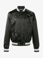 Valentino Panther Bomber Jacket, Men's, Size: 50, Black, Viscose/cotton/polyester/cotton