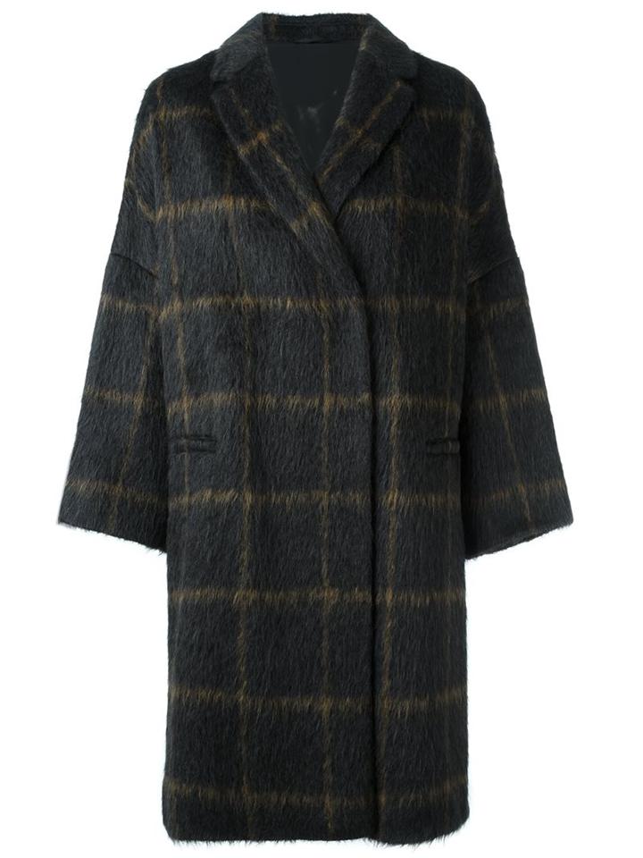 Brunello Cucinelli Fuzzy Wool Coat