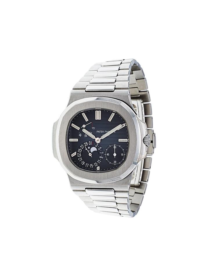 Patek Philippe 'nautilus' Analog Watch, Men's, Black