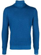 Tagliatore Roll-neck Sweater - Blue