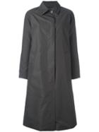 Aspesi Single Breasted Oversized Raincoat, Women's, Size: Small, Grey, Polyamide/polyester