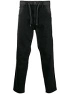 Fumito Ganryu Drawstring Waisted Jeans - Black