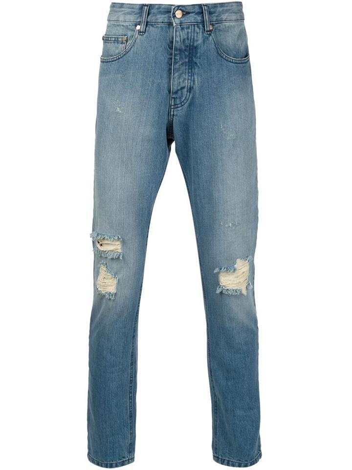 Ami Alexandre Mattiussi Distressed Regular Fit Jeans