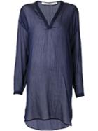 Isabel Benenato V-neck Tunic Top