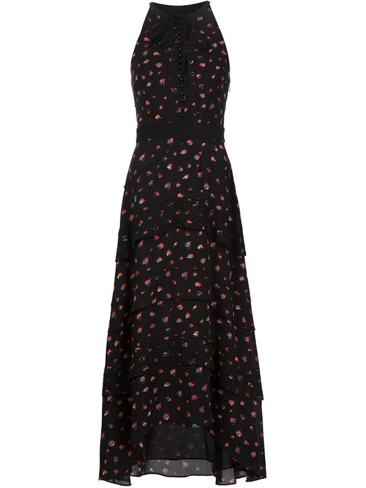 Proenza Schouler Tiered Floral Gown