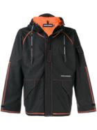 United Standard Oversized Hooded Jacket - Black