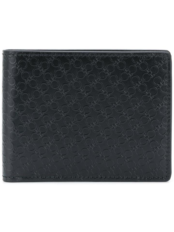 Salvatore Ferragamo Doppio Gancio Wallet - Black