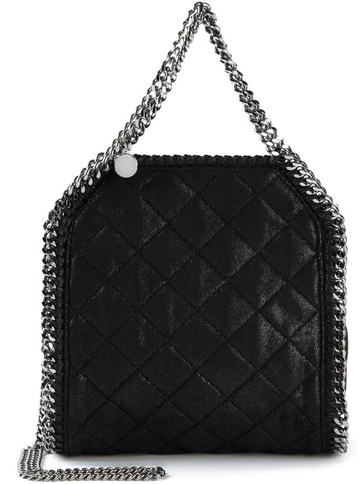 Stella Mccartney Mini 'falabella' Tote, Women's, Black, Artificial Leather/metal (other)